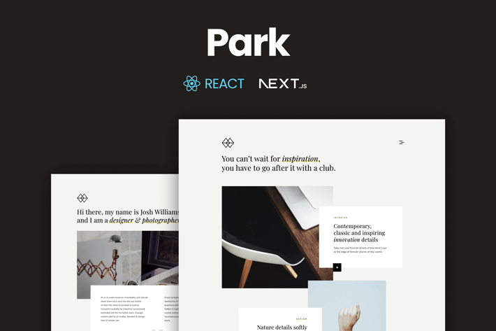 Park - Creative Portfolio React NextJS Template