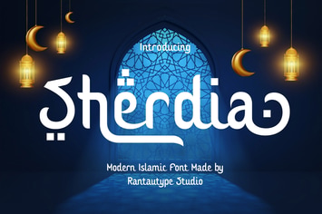 Sherdia Modern Islamic Font