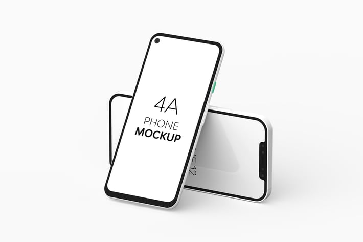 4A Phone & iPhone 12 Mockup