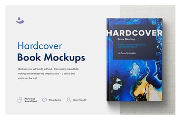 Hardcover Book Mockup Set