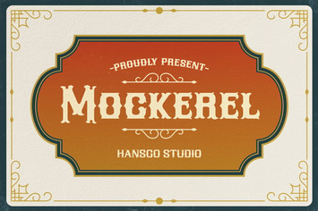 Mockerel Vintage Font