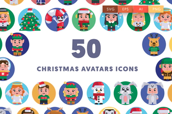 Christmas Avatars Icons