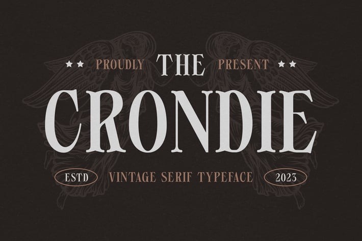 Crondie - Vintage Serif Typeface
