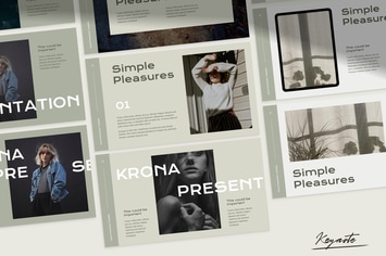 Krona - Fashion & Portfolio Keynote Template