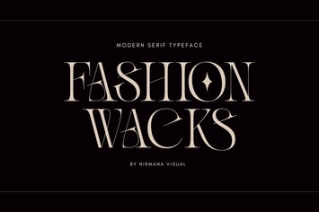 Fashion Wacks - Logo font
