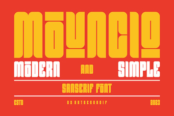 Mounciq Font