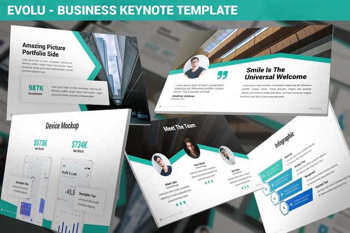 Evolu - Business Keynote Template