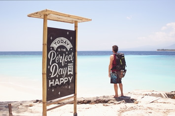 Beautiful Beach Slate Mockup