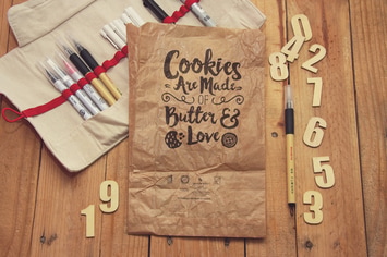 Crumpled Paper Bag Vertical