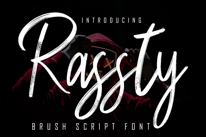 Rassty Brush Script Font