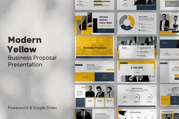 Modern Yellow Presentation 03