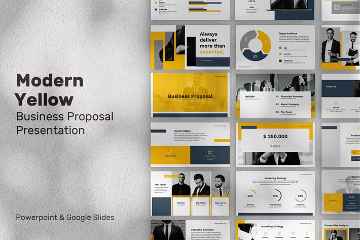 Modern Yellow Presentation 03