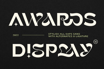 Awards - Stylish Display Sans