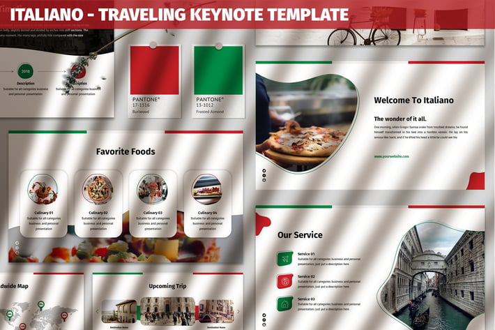 Italiano - Traveling Keynote Template