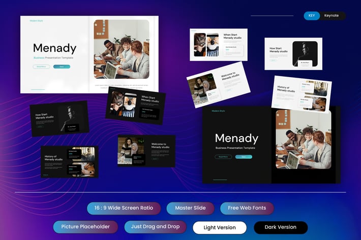 Menady - Business Keynote Template