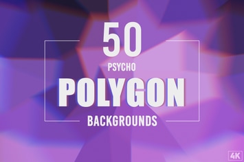 50 Psycho Polygon Backgrounds