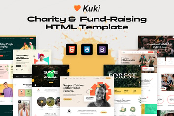 kuki - Charity & Nonprofit HTML5 Template