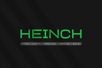 Heinch - Expanded Sans Family