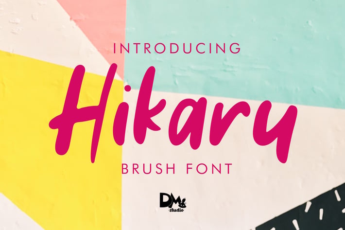 Hikaru - Brush Font