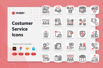 Rubby - Costumer Service Icons