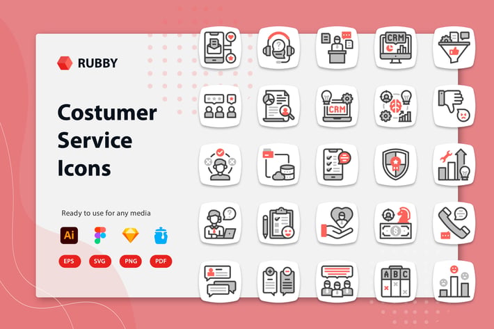 Rubby - Costumer Service Icons