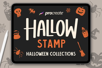 Hallow Stamp - Procreate Brush