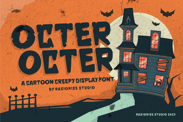 Octer - Halloween Cartoon Font