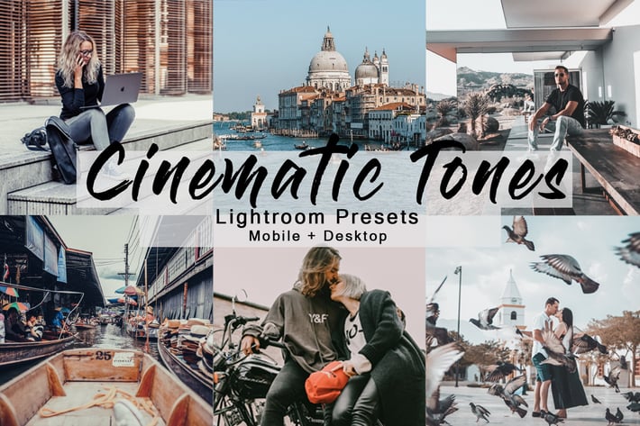Cinematic Tones -  Lightroom Presets Pack