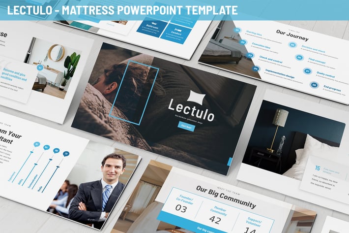 Lectulo - Mattress Powerpoint Template