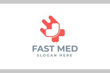Fast Med - Health and Medical Logo