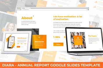 Diara - Annual Report Google Slides Template