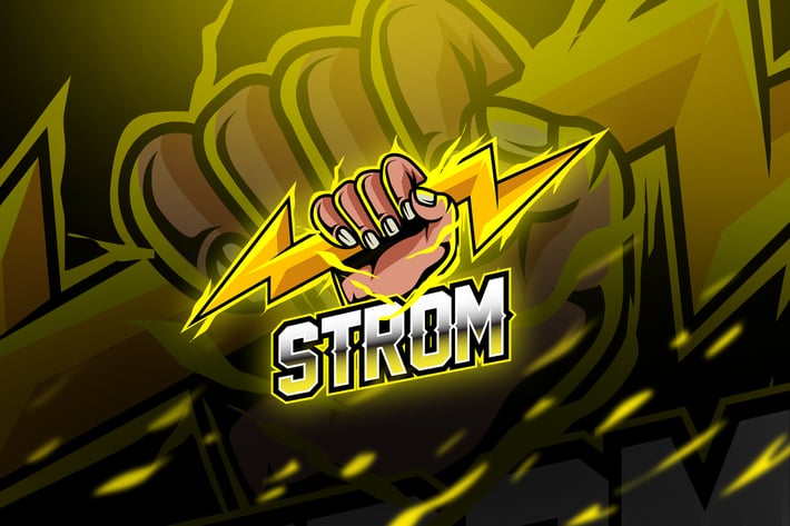 strom - Mascot & Esport Logo