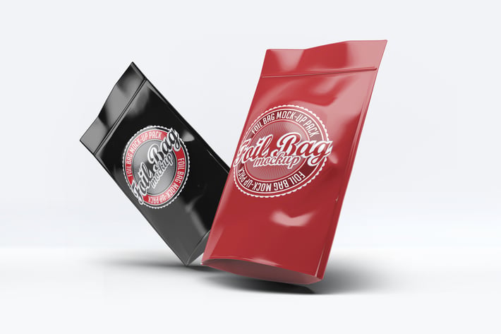 Foil Bag Mock-up Pack