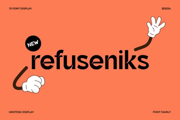 Refuseniks Grotesk Display Font