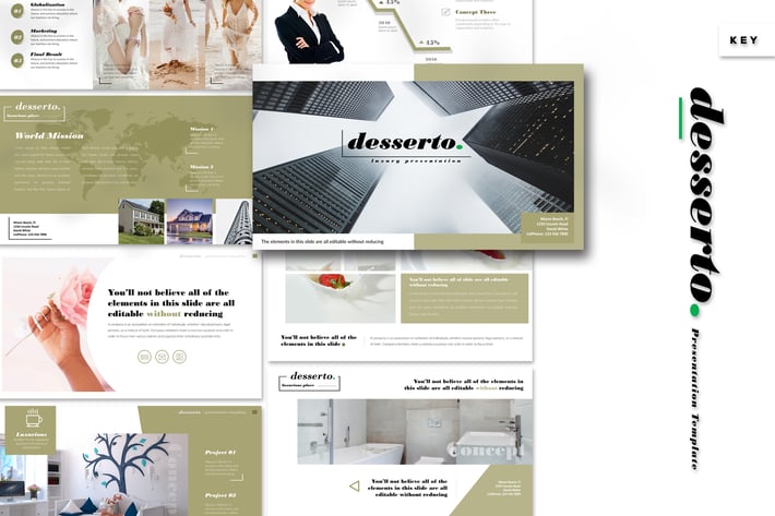 Desserto - Keynote Template