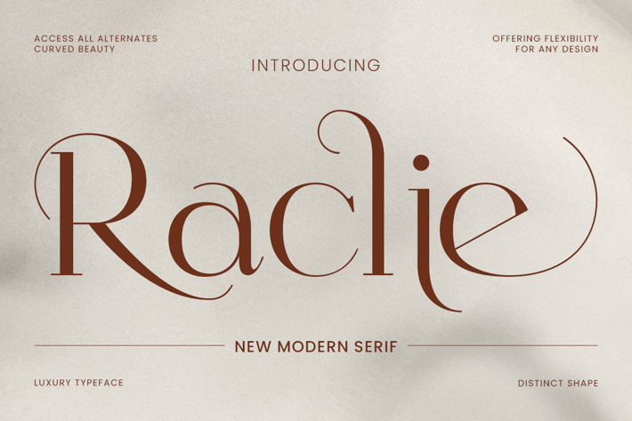 Elegant Modern Aesthetic - Raclie Serif