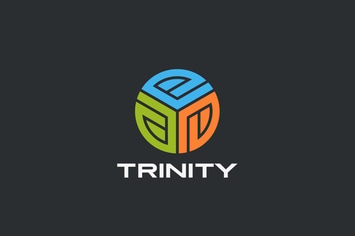 Logo Circle Trinity Geometric Linear style