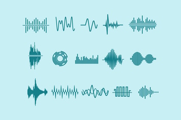15 Audio Waveform Icons