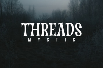 Treads Mystic - Display Font