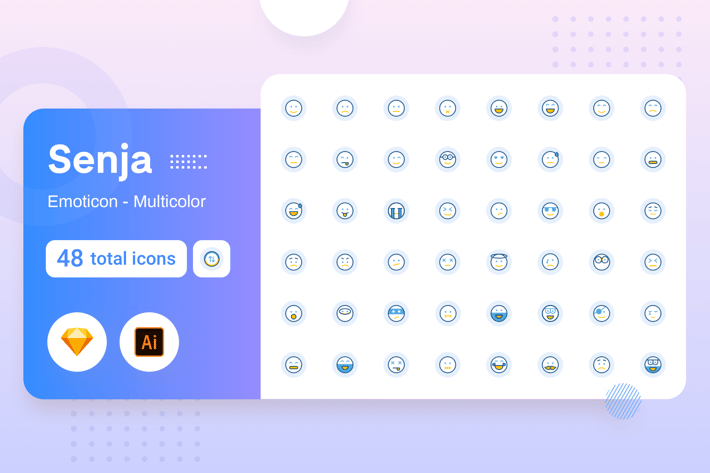 Multicolor Senja - Emoticon 