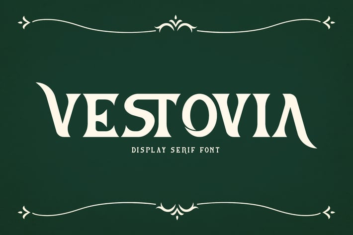 Vestovia Display Serif Font