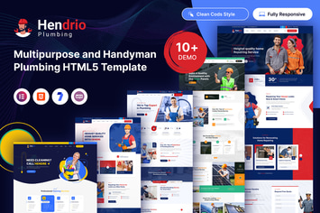 Hendrio – Handyman & Plumbing HTML5 Template