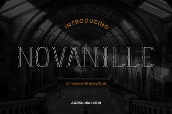 Novanille Display Fonts