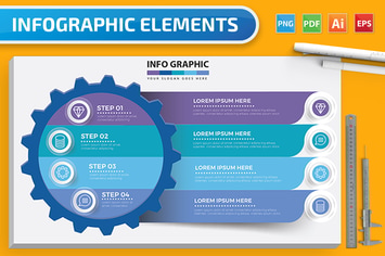 Gear Infographics design