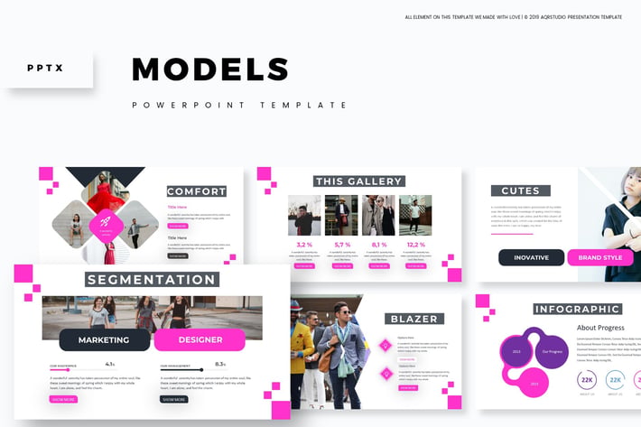 Models - Powerpoint Template