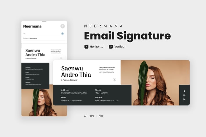 Email Signature Template V.39