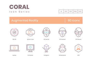 60 Augmented Reality Icons