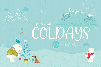 Coldays Memories Trio Fonts + Webfonts