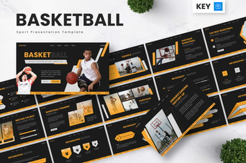 Basketball - Sport Keynote Templates