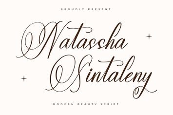 Natassha Sintaleny Modern Script